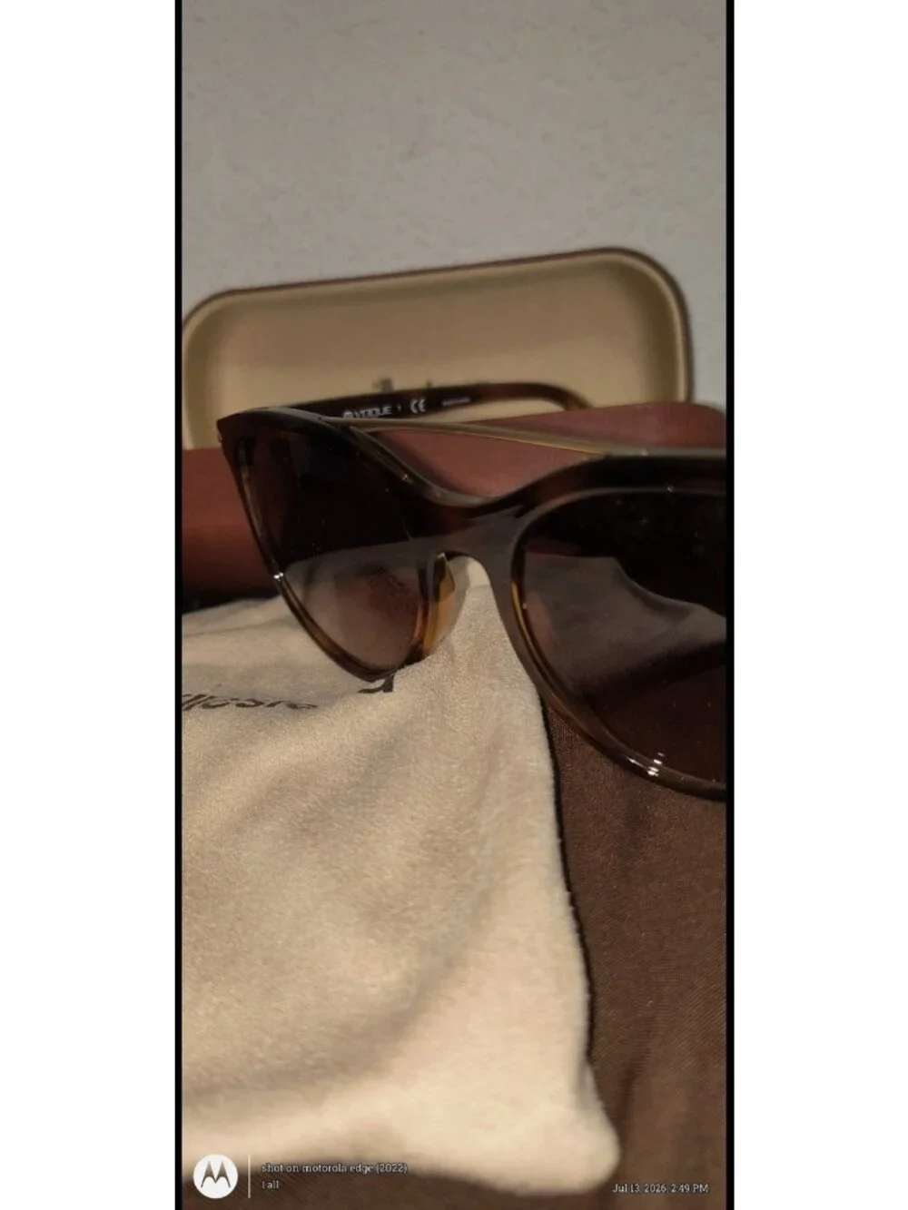 Vogue VO 5134SF Sunglasses Women's Brown Tortoise, Preloved